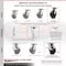 Service Caster 8 Inch Glass Filled Nylon Caster Set with Roller Bearing and Brakes/Swivel Locks SCC-35S820-GFNR-SLB-BSL-4 - alternate 6